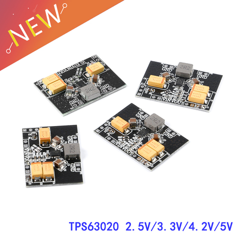 TPS63020 Automatic Buck-boost Step up Down Power Supply Module 2.5V 3.3V 4.2V 5V Lithium Battery Low Ripple Voltage Converter ► Photo 1/4