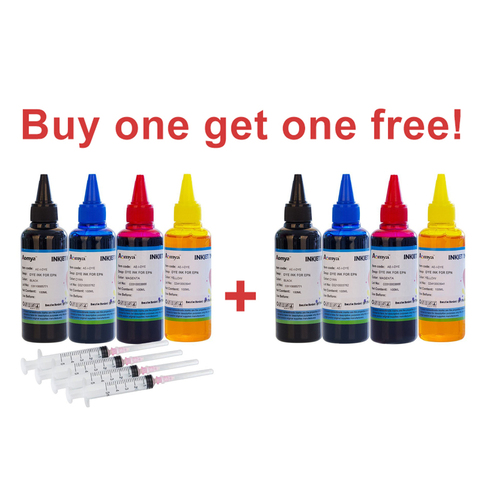 Buy 1 Get 1 FREE ! Universal dye ink  for Epson  T1281 T0731 73N T0921 92N 16XL T16 T1631 T18 18XL T1811 T29 29XL T2991 ► Photo 1/4