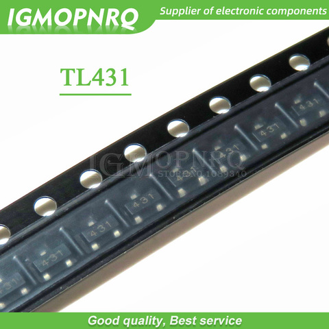 100pcs TL431A TL431 431 SOT23-3 Voltage References Adjustable Precision Shunt Regulator new original ► Photo 1/1