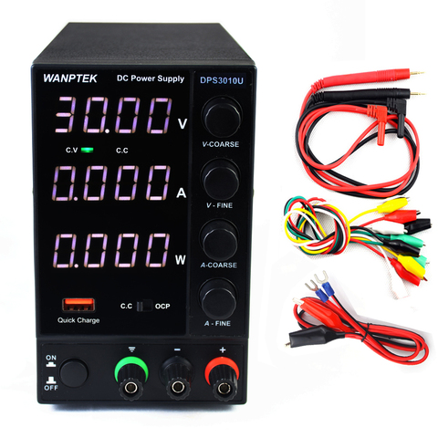 DPS3010U 30V 10A/DPS305U 30v 5A/DPS605U 60V 5A/300W Switching DC Power Supply 4 Digits Adjustable Mini Power Supply AC 110V/220V ► Photo 1/6