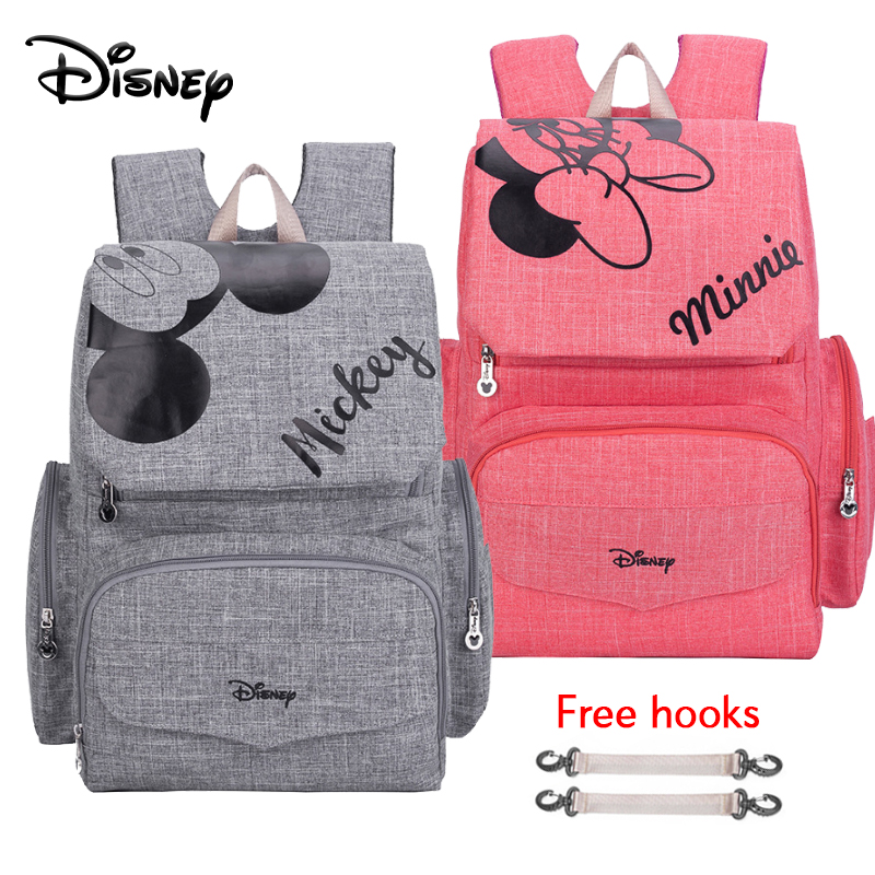 DISNEY Mickey Minnie Baby Maternal Stroller Maternity Nappy Bag 