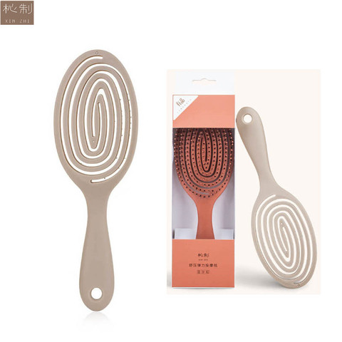 Youpin Xinzhi Relaxing elastic massage Comb Portable Hair Brush Massage Brush Magic Brushes Head Combs ► Photo 1/6