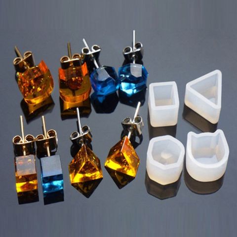 16Pcs Tiny Silicone Jewelry Earring Necklace Pendant Mold Casting Epoxy Resin Jewelry Tools ► Photo 1/6