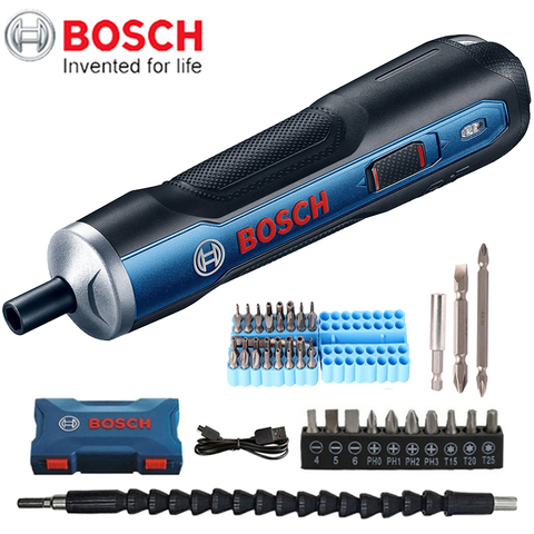 BOSCH GO Mini Electrical Screwdriver 3.6V Rechargeable Cordless Power Drill Set