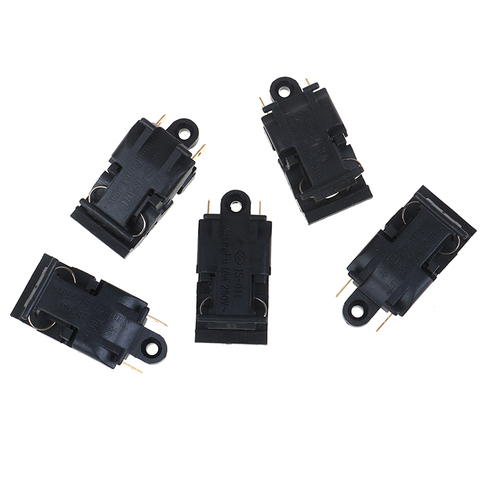 5pcs 16A Boiler Thermostat Switch Electric Kettle Steam Pressure Jump Switch Black Color ► Photo 1/6