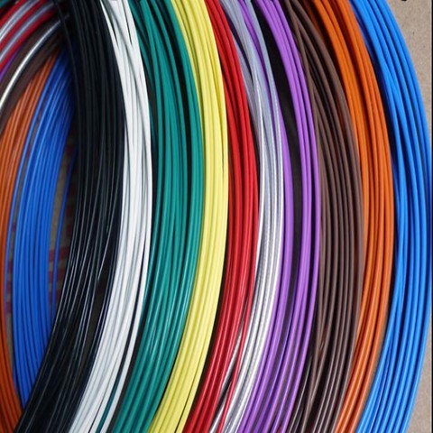 high temperature signal cable 10 11 13 14 16 18 20 22 24 26 28 30AWG multicolor Silver Plated STRANDED PTFE headset Wire ► Photo 1/2