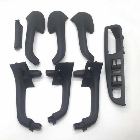 8Pcs Black Color Interior Door Handle Grab Cover Set For VW Golf 5 GTi MK5 Jetta MK5 ► Photo 1/6