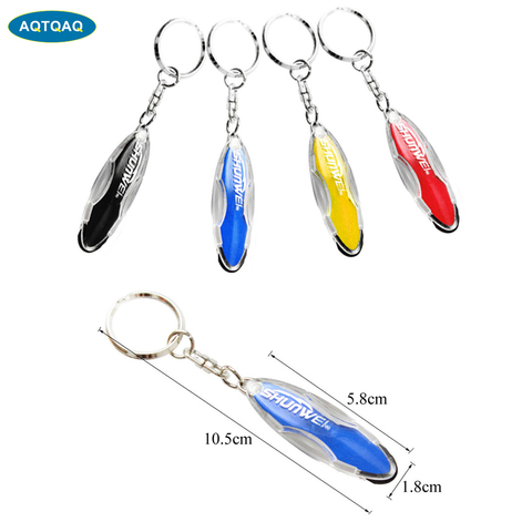 AQTQAQ 1Pcs Multi Colors Anti-Static Keychain Car Body Static Eliminator Discharger Key Ring Car Interior ► Photo 1/6