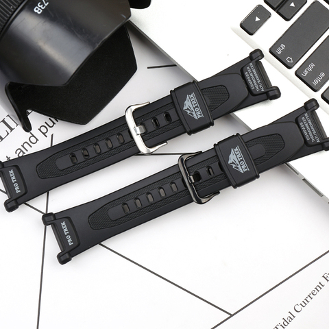 Sports waterproof mountaineering resin strap men ForCASIO PRG-240 PRG-40 PAG-40 buckle watch accessories rubber watch strap ► Photo 1/6