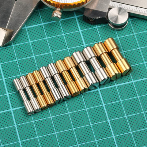 4 Pieces Brass/ stainless steel Diy Knife Countersunk head rivets screw across word shape Knife handle screw ► Photo 1/6