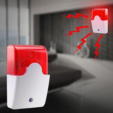 Wired Strobe Siren Durable 12V Sound Alarm Flashing Light Strobe Siren For 99 Zones PSTN/GSM Wireless home security Alarm ► Photo 1/6