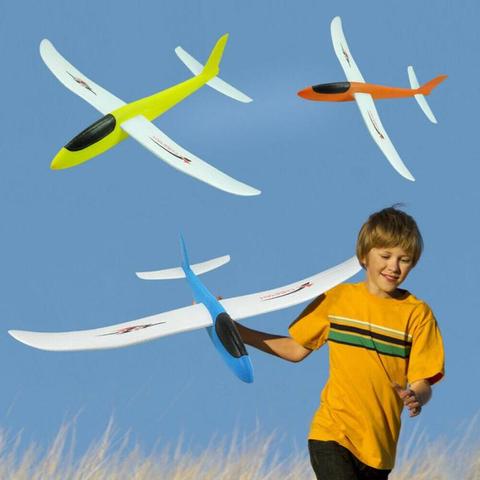 Toys For Children Foam Hand Throwing Plane Large One Meter Hand Throwing Glider Model Outdoor Education Equipment Kids Toys Gift ► Photo 1/6