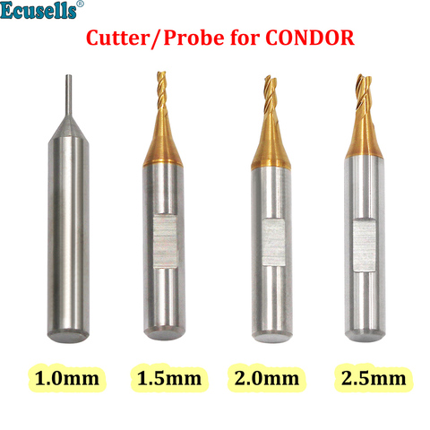 1.0mm 1.5mm 2.0mm 2.5mm Milling Cutter Probe for Xhorse CONDOR XC MINI Plus XC-007 Dolphin XP-005 XP-007 Key Cutting Machine ► Photo 1/6