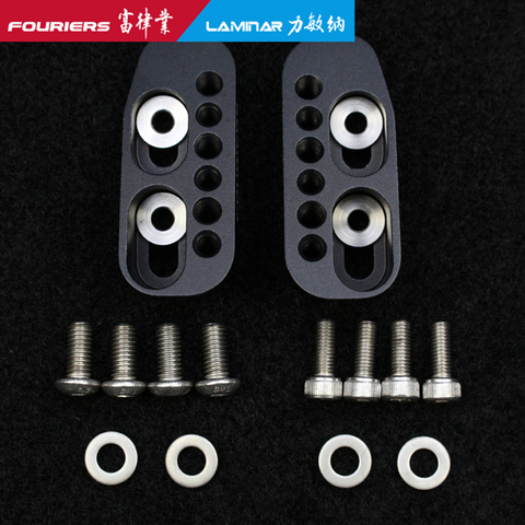 2022 New Fouriers Alloy TT Handlebar Spacer Extender For  New Trinity Road Bike 10 15 Degrees Aerobars Stack Height Stackers ► Photo 1/5