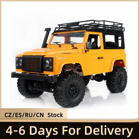 MN-D90 35Cm Rock Crawler 1/12 4WD 2.4G ABS Metal Remote Control Toys Non-Slip Tires Off Road RTR RC Car With Led Light ► Photo 1/6