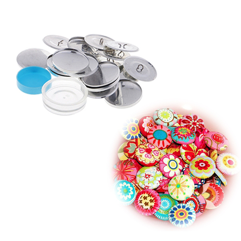 YOMDID Button Making Tools Fabric Cloth Covered Button Round Handcraft Buckle Kits For Bag Clothes Press Cloth Buttons DIY Decor ► Photo 1/6