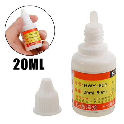 1Pcs 20ml Stainless Steel Liquid Flux Soldering Flux Liquid Solders Water For Stainless Steel galvanized Sheet/Copper/Iron ► Photo 1/5