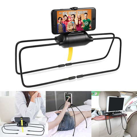 Adjustable phone Tablet Holder Stand Flexible Rotatable Bed Desktop Mount 4-11 Inch tablet support bracket For IPad Air Pro ► Photo 1/6