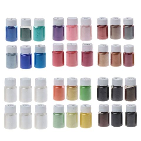 15 Colors Mica Powder Epoxy Resin Dye Pearl Pigment Natural Mica Mineral  Powder - AliExpress