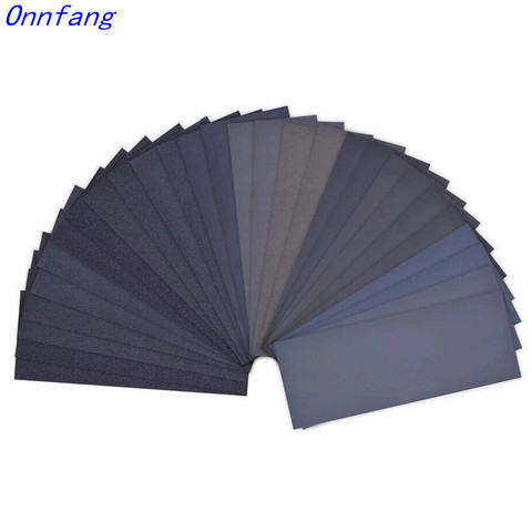 20Pcs Wet Dry Sandpaper, High Grit 1000/2000/3000/5000/7000  Sandpaper Sheets Assortment For Wood Metal Polishing  23 * 9 cm ► Photo 1/6