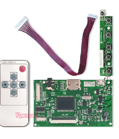 LCD TTL Controller Board  HDMI for A070VW04 V0  A070VW04 V4  A070VW04 V3  A070VW04 V2  800*480  Micro USB 60 Pins LCD Screen ► Photo 1/6