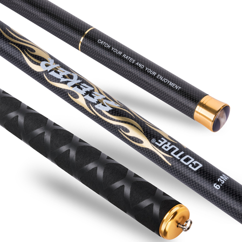 Goture Seeker Hard Carbon Herabuna Rod Hand Fishing Rod 3.6m 4.5m 5.4m 6.3m  7.2m Carp Fishing Pole Trout Tenkara Fly Fishing Rod - Price history &  Review