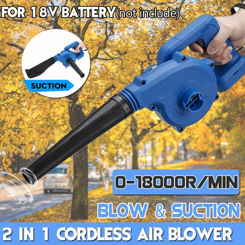 Electric Air Blower Cordless Handheld Leaf Computer Dust Collector Rechargeable Power Tool Cleaner For Makita 18V Battery ► Photo 1/6