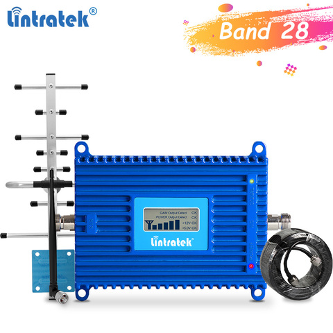 Lintratek 4G Signal Booster 700MHz Band 28 Amplifier LTE Network Mobile Phone Signal Repeater 4G LTE Internet HD Calls 700MHz ► Photo 1/6