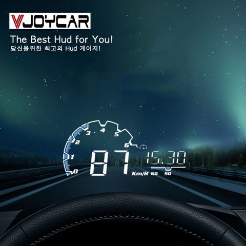 Vjoycar VH300 Car HUD 5.5' Head Up Display OBD II EUOBD Windshield Speedometer Projector Car electronics Overspeed Voltage Alarm ► Photo 1/6