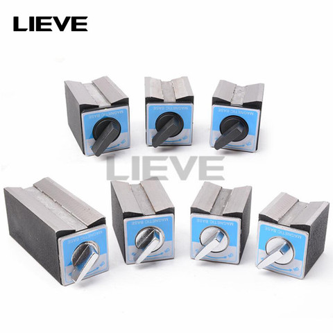 Switch Magnetic Table Base 6T 8T 10T 12T V type Power Magnetic Base Dial Indicator Stand Base Magnet Seat Table Wire Cutting ► Photo 1/6