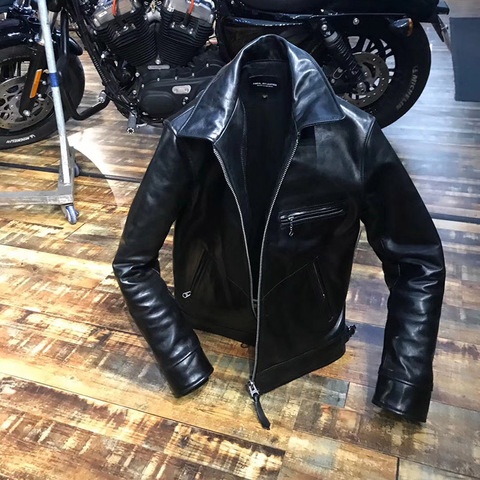 MHLD999 Rock Can Roll Read Description! Asian Size Super Quality Genuine Horse Leather Horsehide Stylish Jacket ► Photo 1/6