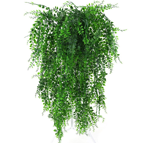 Artificial Plant Vines Wall Hanging Simulation Rattan Leaves Branches Green Plant Ivy Leaf Home Wedding Decoration Plant-Fall ► Photo 1/6