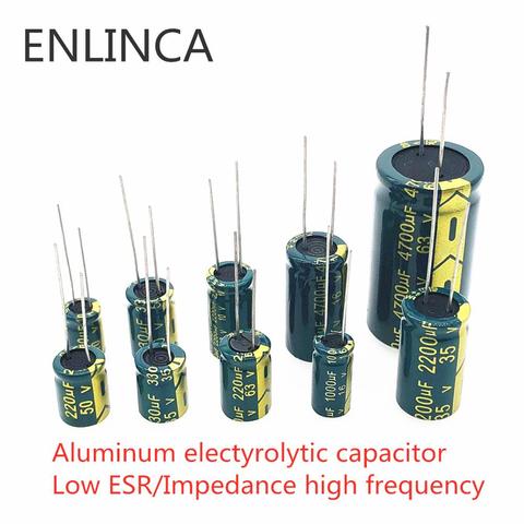 Big Sale 6.3V 10V 16V 25V 35V 50V 100V 250V 400V 450V High Frequency Aluminum Capacitor 22uf 100uf 470uf 680uf 1000uf ► Photo 1/3