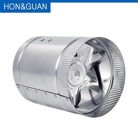 4'' 6'' Air Duct Fan Low Noise Inline Booster Fan For Kitchen Bathroom, For Grow Room Ventilation; 110V 220V; 100cfm  240cfm ► Photo 1/6