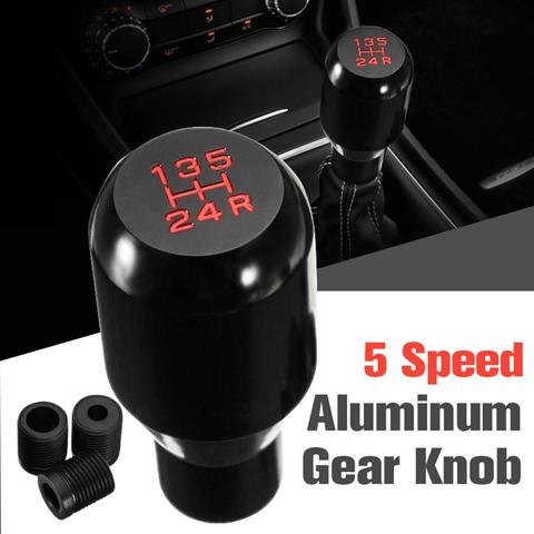 Universal Auto Car 5 Speed Aluminum Alloy Manual Gear Stick Shifter Shift Knob Gearbox handle for Chevrolet cruze opel peugeot ► Photo 1/6