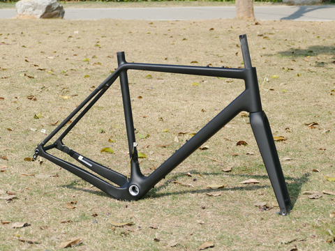 03# High Quality Full Carbon  UD Matt Thru Axle Gravel  Bike Frame Racing Bicycle Cycling Gravel Frame and Fork ► Photo 1/6