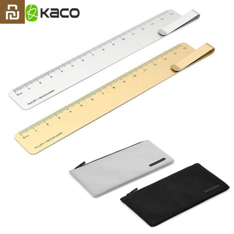 Original Xiaomi Kaco Ruma Ruler + bookmark and NOBEL Pencil Bag Storage Waterproof Pen Bag School Office Student Pencil Case ► Photo 1/6