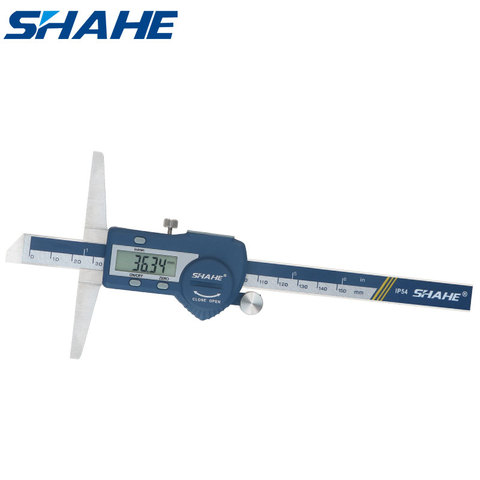 depth vernier caliper micrometer 150 mm 6''  digital vernier caliper stainless steel digital electric digital depth gauge ► Photo 1/6