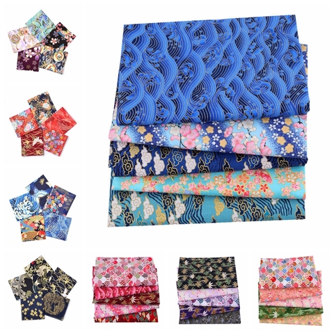 5pcs 25x20cm Japanese Cotton Fabric For Patchwork Sewing Doll Cloth, DIY Bag Custom Jewelry Sewing Quilting Material ► Photo 1/6