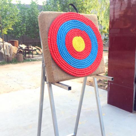 Outdoor Round Archery Bow Straw Target Slice Coiled Practice Shooting Dart Board ► Photo 1/6