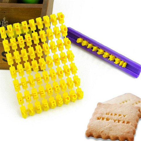 Alphabet Letter Number Cookie Press Stamp Embosser Cutter Fondant Mould Cake Baking Molds Tools ► Photo 1/6