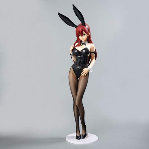 Anime Sexy Figure Fairy Tail Erza Scarlet Bunny Ver. 1/4 Scale Painted PVC Action Figure Collectible Model Adult Toys Doll 47cm ► Photo 1/6