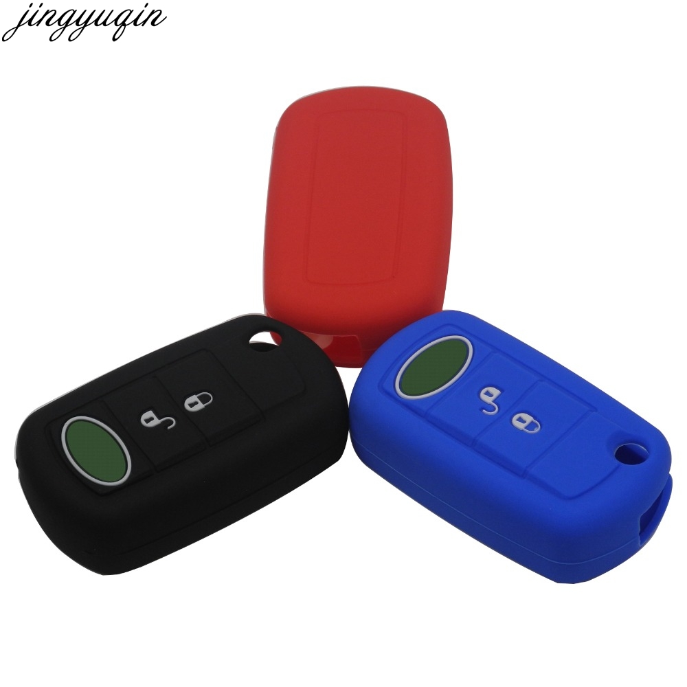 Red Silicon key case for Land Rover freelander Range Rover Sport LR3 Discovery