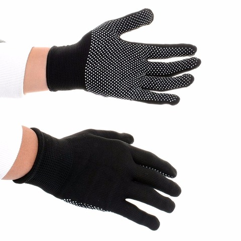 2pcs Heat Resistant Protective Glove Hair Styling For Curling Straight Flat Iron Work gloves Safety gloves High Quality anti-cut ► Photo 1/6