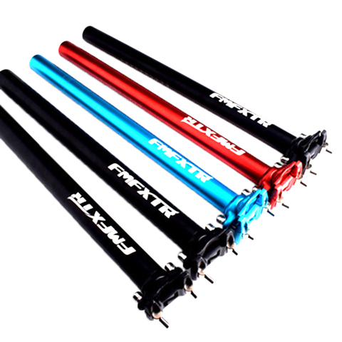 27.2 30.9 31.6 * 400mm MTB Bicycle Seatpost Extended Saddle Seat tube Aluminum alloy Double Nail Straight Saddle Pole Accessorie ► Photo 1/6