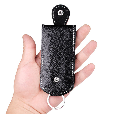 Pull-Style Women Housekeeper Keychain Wallet Genuine Leather Men Hasp Car Key Holder Cover Bag 2022 New Organizer Key Case ► Photo 1/6