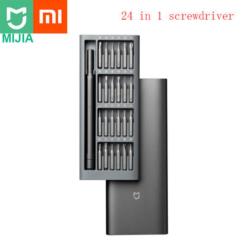 Original Xiaomi Wiha Daily Use Screwdriver Kit 24 Precision Magnetic Bits Alluminum Box DIY Screw Driver Set For Smart home ► Photo 1/6