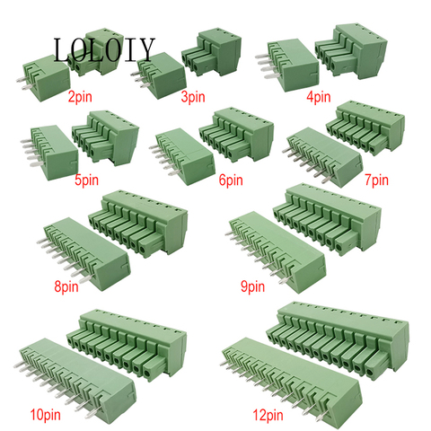 5pair 15EDG 3.81mm KF2EDG PCB Screw Terminal Block Connector Plug-Pin Straight Needle Pitch Header Socket 2/3/4/5/6/7/8/9/10/12 ► Photo 1/3