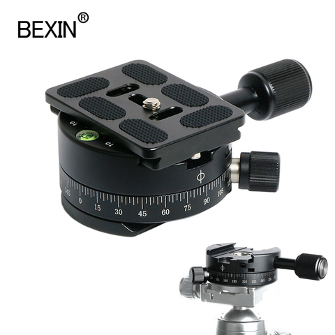 Camera clamp panoramic shooting clamp tripod monopod quick release plate mount rotate clamp for arca plate dslr camera tripod ► Photo 1/6