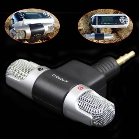 FORNORM 3.5mm Jack Portable Mini Portable Digital Stereo Microphone Recorder for Sony MIC-DS70P Computer Sing Song Karaoke ► Photo 1/5